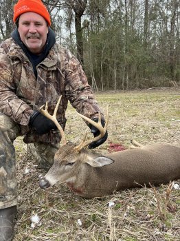 Greg Collier with his buck.