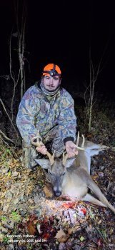 Jonathon Trahan with a nice buck