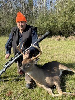 Mike Dalena with a nice buck this morning!