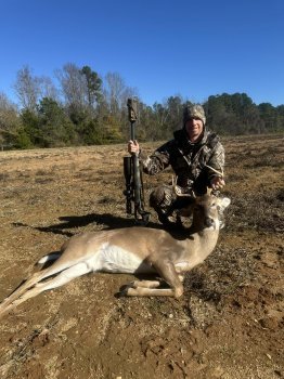 Nick Bowery with his first buck! Congrats!